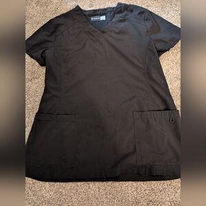 🌼BT Supply Co. Black V-Neck Scrub Top Great Condition Size Medium
